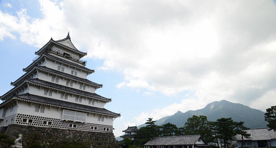 長崎県島原市　島原城・普賢岳